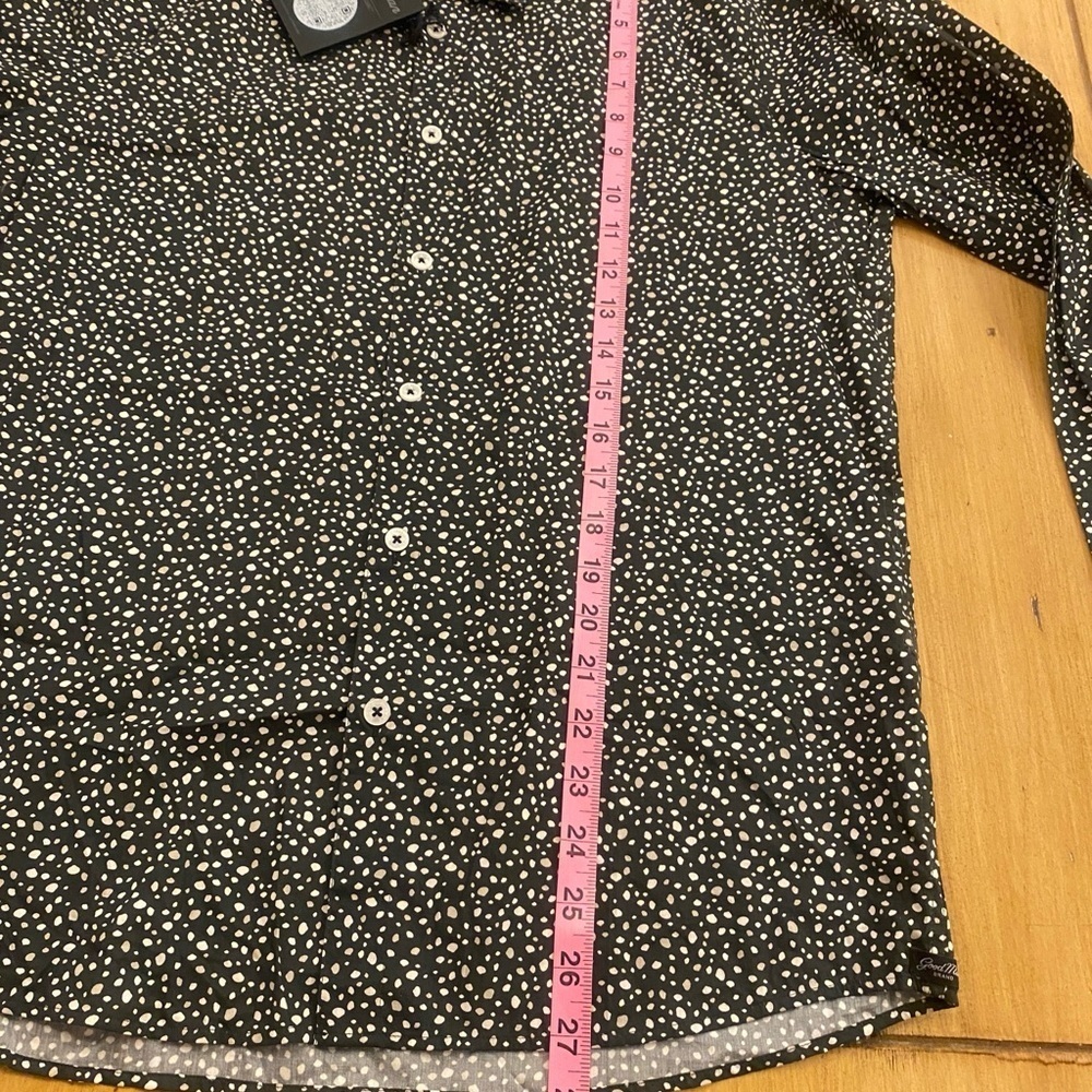 Men’s Long Sleeve Button Down Cotton Lightweight Business Casual Going Out New M - Picture 11 of 12